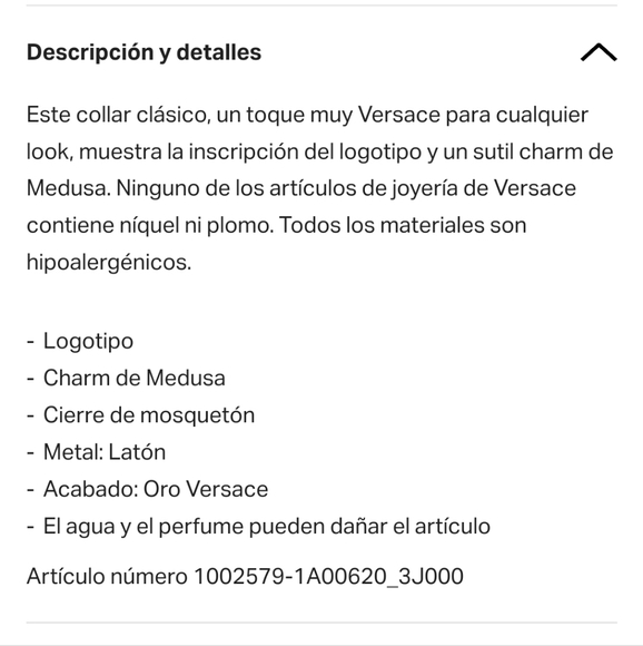 NWT AUTHENTIC VERSACE MEDUSA NECKLACE - Picture 11 of 16